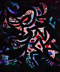 Pandele Rodica-Mihaela, Spaţii cosmice, acrilic/h, 25,5 x 20,2 cm, GR 2983