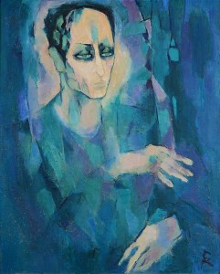 Pandele Rodica-Mihaela, Portret Petre Comarnescu, u/p, 100 x 81 cm, PR 2183