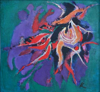 Pandele Rodica-Mihaela, Recif I, u/p, 61 x 56 cm, PR 2184