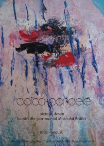 Afiș expoziție Rodica Pandele